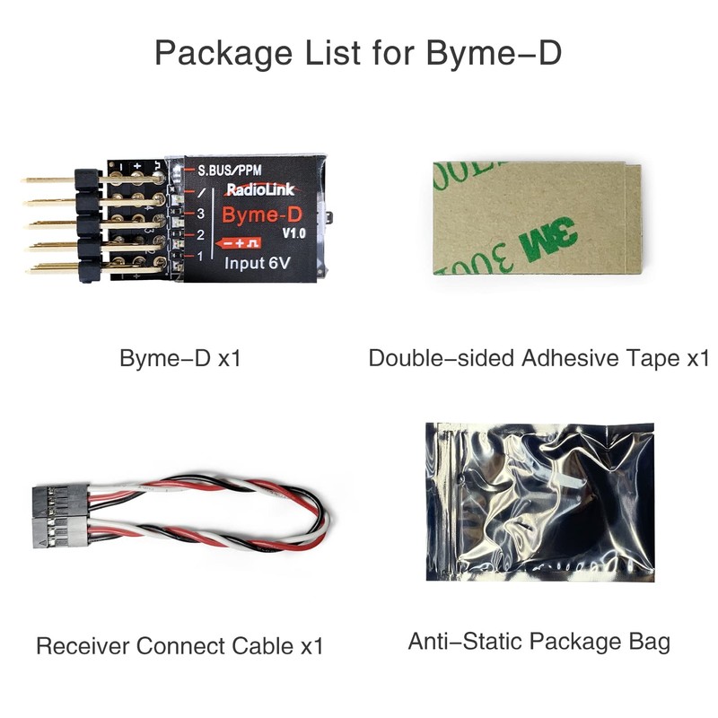 Radiolink Byme-D Stabiliser Flight Controller with Integrated Gyro 3D Fly