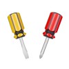 Buspoll Short Screwdriver Set: Two-Color Small Handle Stubby Screwdriver -