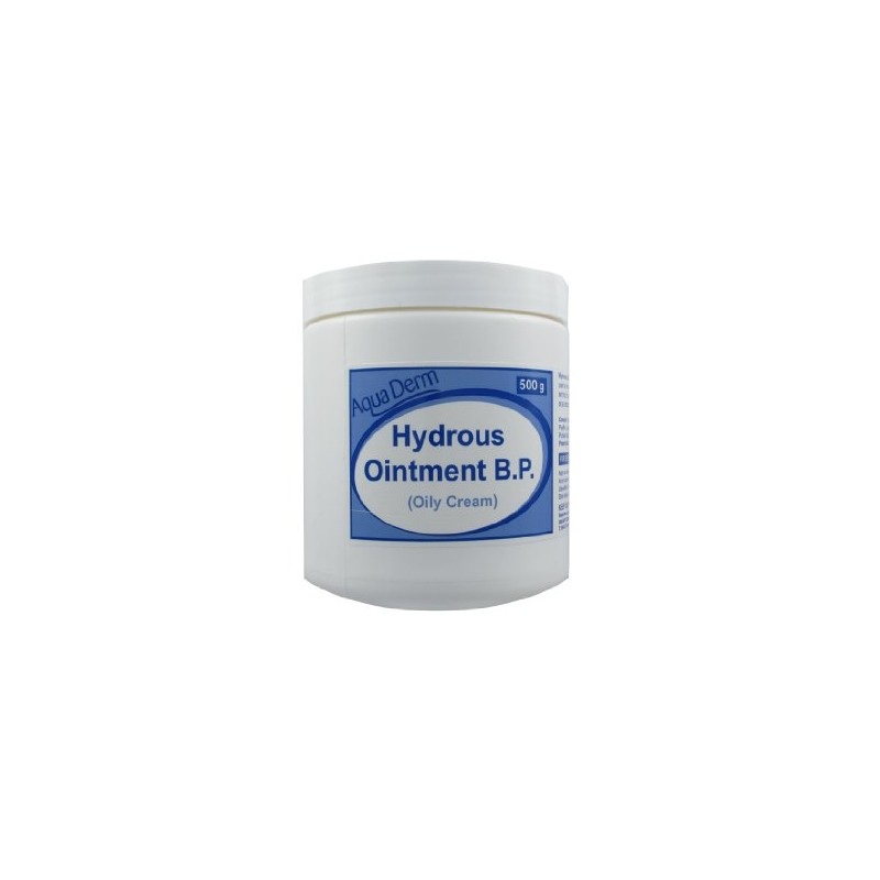 Rxfarma-AquaDerm Hydrous Ointment Oily Cream BP Tub, 500 g