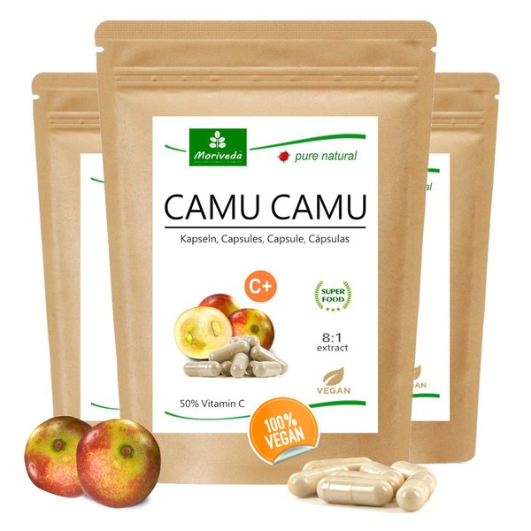 MoriVeda Camu Camu High Dose Vitamin C Capsules I Extract