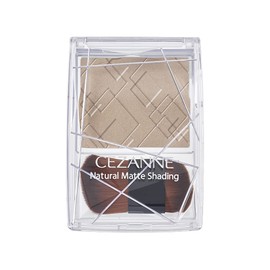 Cezanne Powder Natural Matte Shading 01 Warm Tone 2.7g Shadow Small Face Gray Light Brown