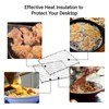BAOWUABJ 2 Pack Trivets for Kitchen Worktops - Stainless Steel