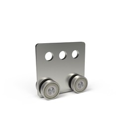 Hi Flame4 Wheel Trolley Assembly, Four Bearing Trolley Assembly for Taller Strut Channel or All 1-5/8" Channel (Pack of 2)