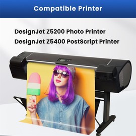 772 Matte Black Ink 300ml 1-Pack CN635A Replacement for HP 772 CN635A Ink for DesignJet Z5200 Z5400 Printer Ink