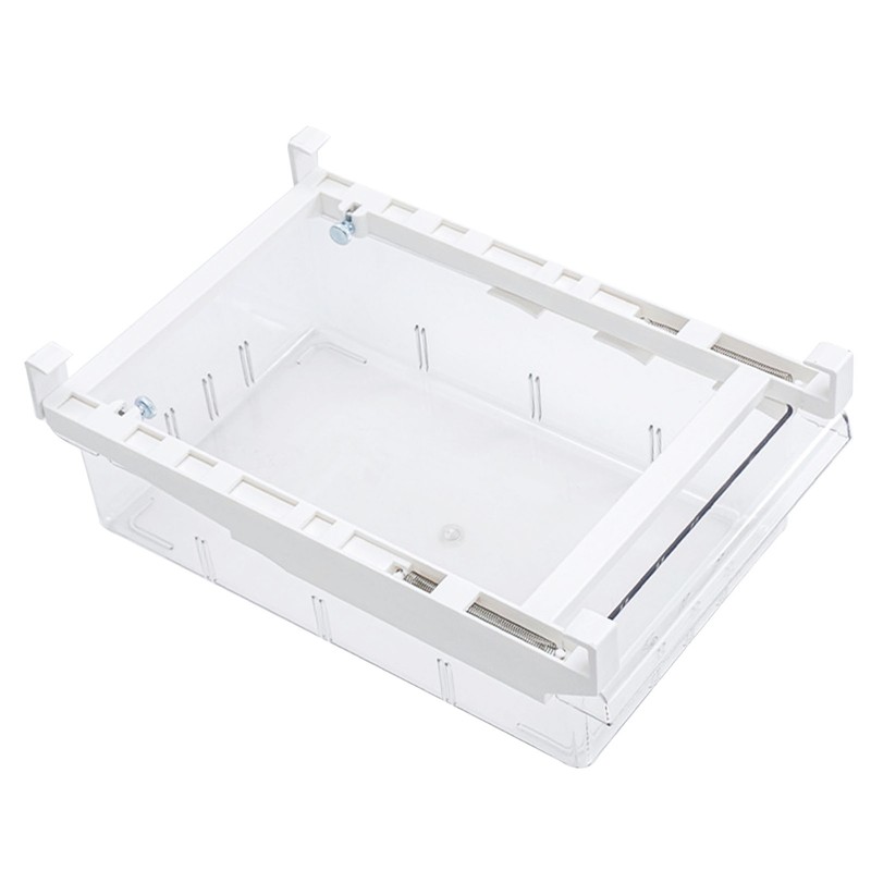Refrigerator Drawer Large Capacity Transparent Rectangular Fridge Under Shelf Drawer