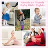American Trends Baby Red Tights 12-18 Months Christmas Tights for