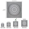 raajsee Indian Cotton Mandala Throw, Ombre Boho Elephant Psychedelic Room