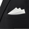SHLAX&WING Pañuelo De Bolsillo Para Hombre Blanco Color Sólido Cachemir