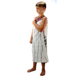 Child's Traditional Maori New Zealand Korowai Cloak - for Girls or Boys (Medium)