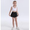 Girls Athletic Flowy Shorts with Liner 2-in-1 Kids Butterfly Pockets