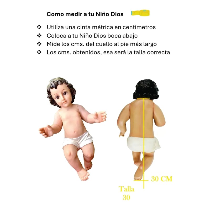 Ropon Vestido Traje De Niño Dios - modelo Niño Divino