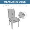 Genina Waterproof Chair Covers for Dining Room 6 Pack, Stretch
