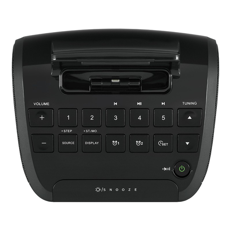 Sangean Compact AM/FM Dual Alarm Clock Radio with Large Easy