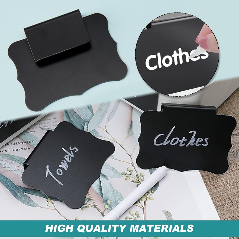 Label Holder Clip Pack of 12 Basket Labels Label Clip