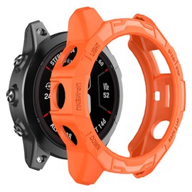 ISABAKE Protector Case for Garmin Fenix 7/Fenix 7 Solar, Soft TPU Bumper Shell