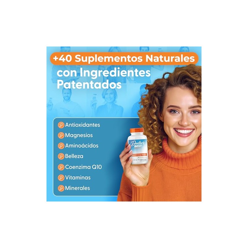 Doctor Best Coq10 100mg Antioxidante Alta Absorción Cápsulas Blandas Fórmula