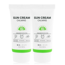 Be Love (1+1) Be Love Calming Sun Cream 50ml SPF50+ PA++++ / Mild eye-irritating sunscreen Cica Sunblock / (1+1)비러브 카밍 선크림 50ml  SPF50+ PA++++ /순한 눈시림없는 자외선차단제 시카 선블록