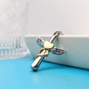 GMXLin Cross Heart Cremation Urn Necklace for Brother Ashes Human