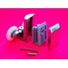 2 x L067 Bottom Shower Door Rollers/Wheels/Runners, 23mm Diameter, 5.8mm