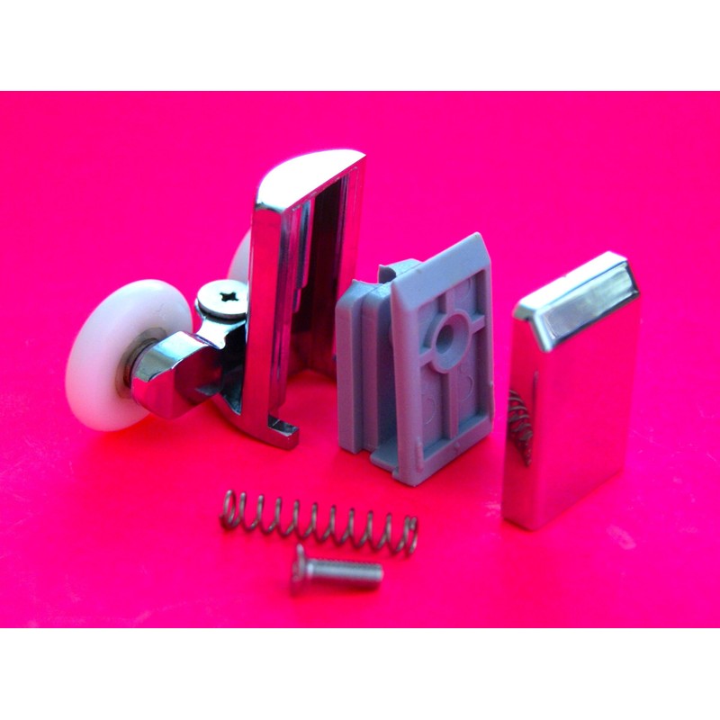 2 x L067 Bottom Shower Door Rollers/Wheels/Runners, 23mm Diameter, 5.8mm
