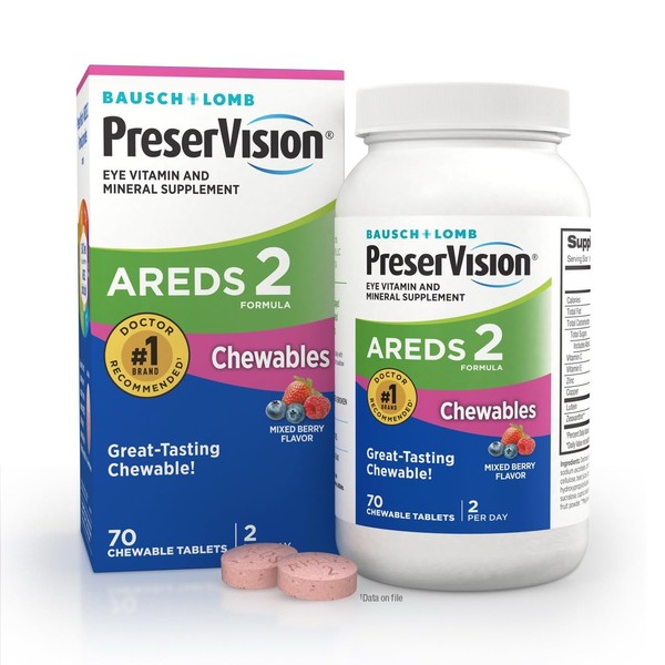 PreserVision AREDS 2 Eye Vitamins, #1 Eye Doctor Recommended Brand,