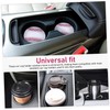 ULTECHNOVO 2pcs Cute Car Cup Coasters with Baseball Pattern Rubber
