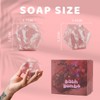 Huge D20 Bath Bombs with Full Surprise Set of Polyhedral