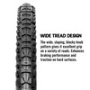 2-Pack Mountain Bike Tires Set: Hycline 24x1.95 Inch (54-507 mm)