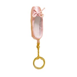 URTERYSER Fashion Keychain, Elegant Pointe Shoes Keyring Ballet Accessories Ballet Shoe Keychains, 8.00 * 5.00 * 2.00CM