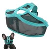 Muzzle with Short Snout, Dog Muzzle Mesh Adjustable French Bulldog