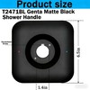 T2471BL Matte Black Shower Handle Compatible with Moen Genta LX