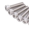 100Pcs Hex Socket Head Cap Screws Galvanized Steel Screw Kit