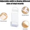 beiqilian 30Pcs Clear Acrylic Vinyl Record Display Shelf Wall Mount,