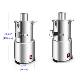 INTBUYING 110V Portable Whole Dry Garlic Peeling Machine 200W Thickened Stainless Steel Electric Garlic Peeler Automatic Powerful Garlic Separator for Home and Commercial Use