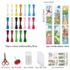 FREEBLOSS 6 Set Cross Stitch Bookmark Kit Stamped Cross Stitch