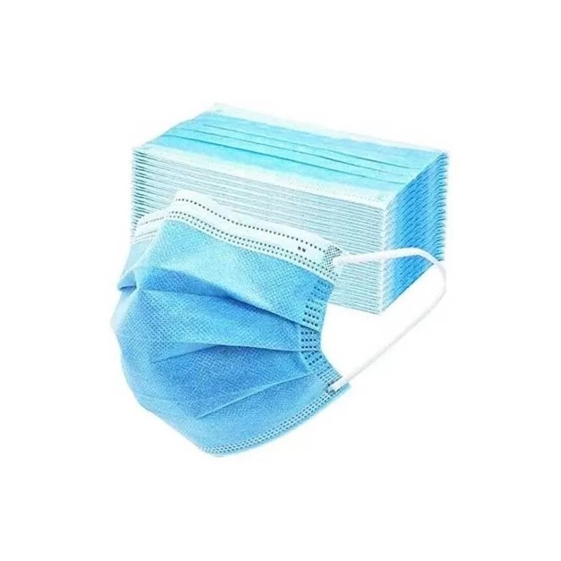 Disposable 3-layer mask Cubreboca Tricapa