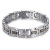 RainSo Scorpion Claw Men's Stainless Steel Magnetic Bracelet - Silver