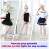 DIPUG Ballet Tights for Girls Dance Tights Toddler Thick Soft
