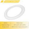 RIXIGOOD 50PCS 1.5 Inch Tri Clamp Silicone Gaskets for 1.5"