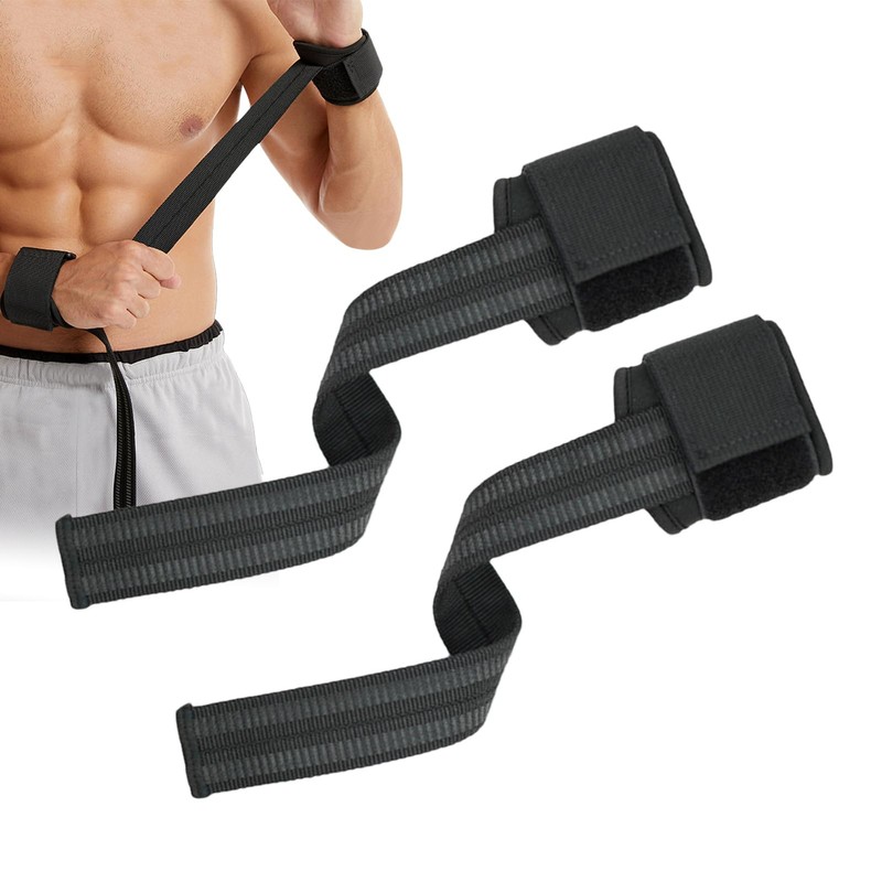 Gym Lifting Straps - Workout Straps,Adjustable Non-Slip Reinforced Wrist Support