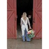 Adult Jour Apron - Lightweight Cotton Apron with Front Pocket,