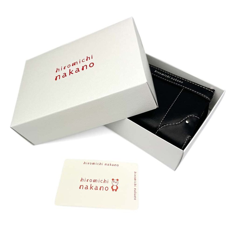 Hiromichi Nakano 6hnl74 Soft Synthetic Leather Bi-Fold Wallet, Zip Around