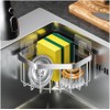 Sponge Holder for Kitchen Sink, Stainless Steel Sink Caddy Sink