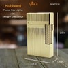 Visol Hubbard Traditional and Torch Flame Refillable Gas Lighter, Flint