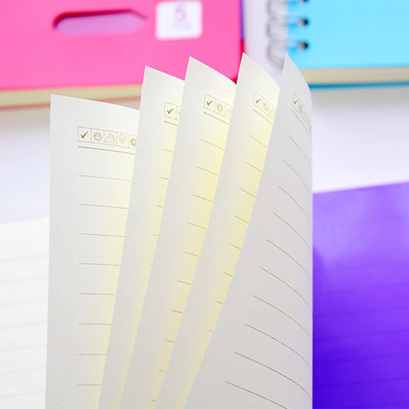 120 Sheets A5 Wirebound Notebook, 8.2x5.7 Inch Hardcover Spiral Notebook