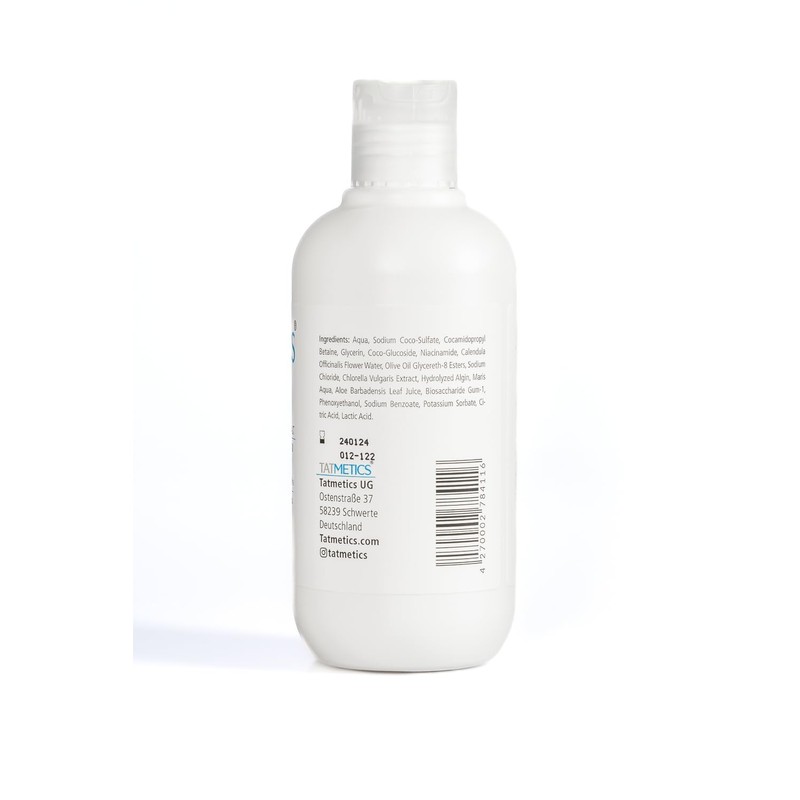 Tatmetics Clean 250 ml Cleansing Gel for Tattooed Skin Gentle