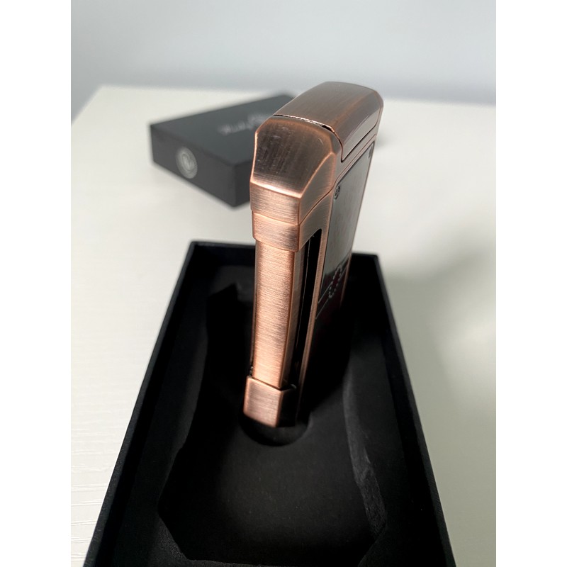 Rocky Patel Genesis Triple Jet Flame Cigar Lighter - Brushed
