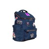 Rebel Hero Plus Backpack With Patches In Denim