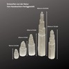 HEIMTEX Selenite Crystal Tower Mountain Column in Various Sizes, Ideal