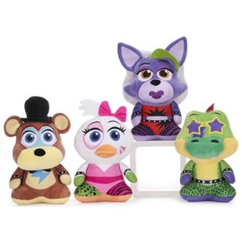 Five Nights At Freddy's Plush Set of 4 FNAF 11" Soft Toys Freddy Chica Roxanne Gator Plush